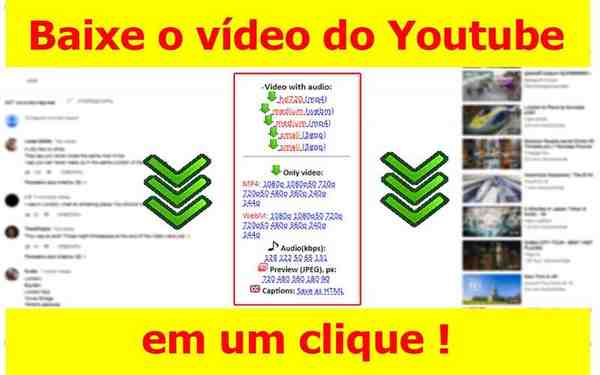 Baixar vídeos, fotos e legendas do YouTube